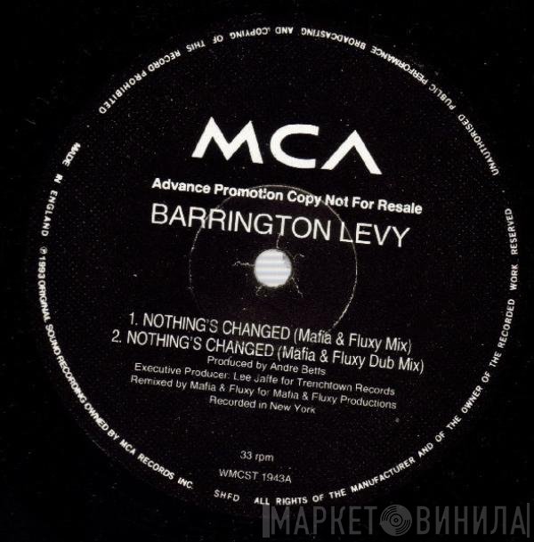 Barrington Levy - Nothing's Changed / Work