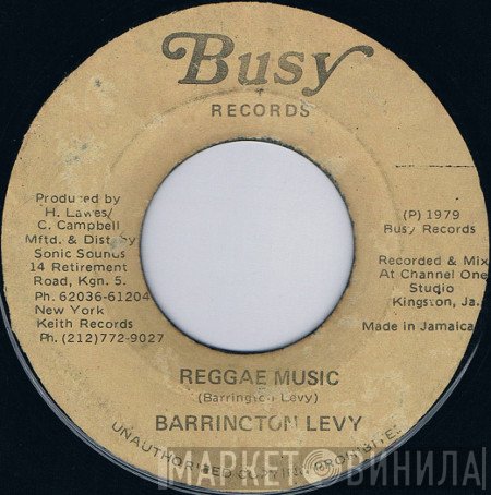 Barrington Levy  - Reggae Music