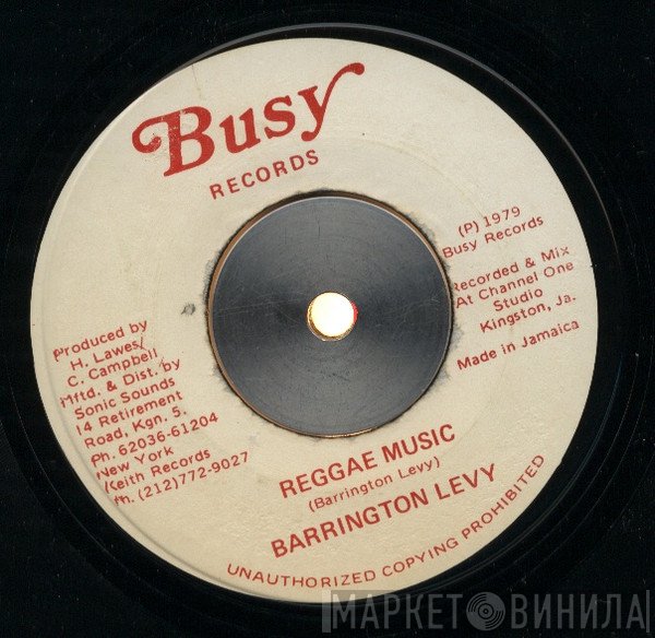 Barrington Levy  - Reggae Music