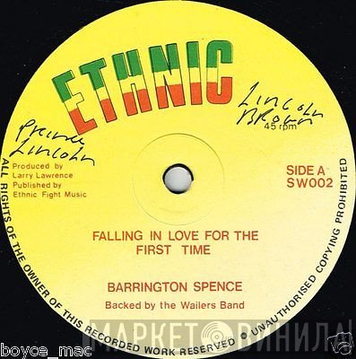 Barrington Spence, Ethnic Fight Band - Falling In Love For The First Time / Falling In Love Foward