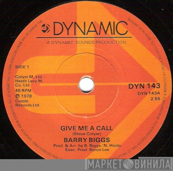 Barry Biggs - Give Me A Call