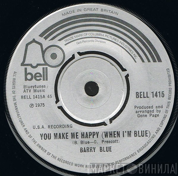 Barry Blue - You Make Me Happy (When I'm Blue)