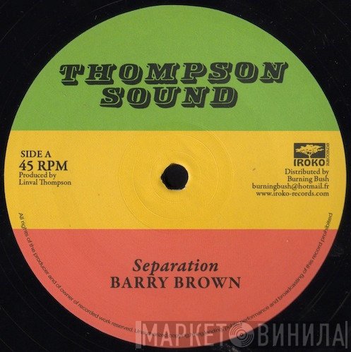 Barry Brown, The Roots Radics  - Separation / Scientist In Fine Style