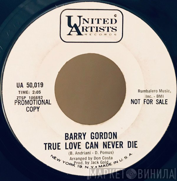 Barry Gordon - True Love Can Never Die