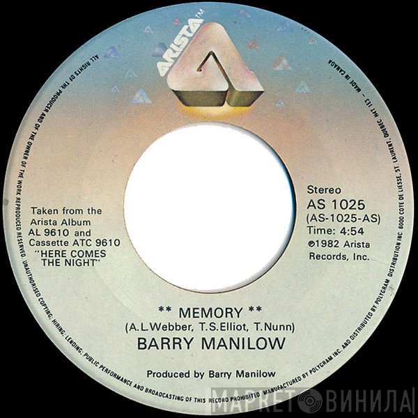 Barry Manilow  - Memory