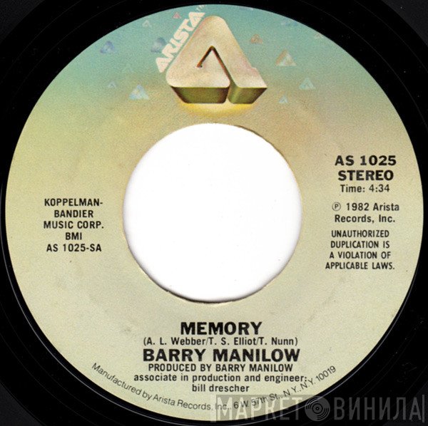 Barry Manilow  - Memory