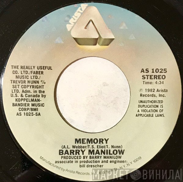 Barry Manilow  - Memory
