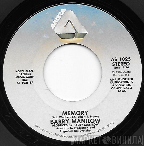 Barry Manilow  - Memory