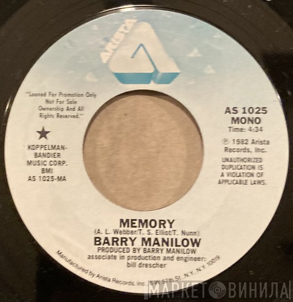 Barry Manilow  - Memory