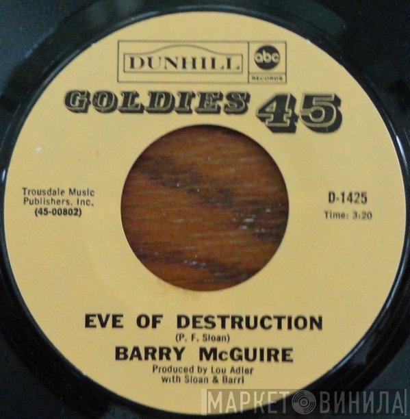 Barry McGuire - Eve Of Destruction / Child Of Our Times