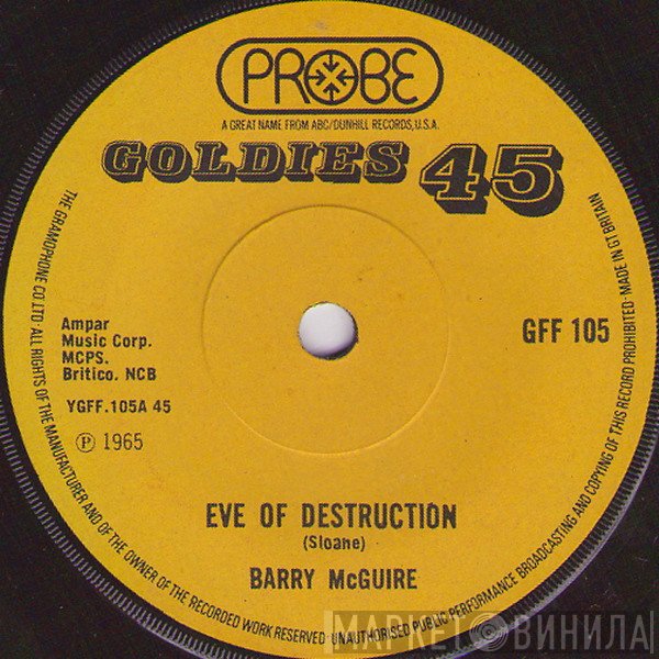Barry McGuire - Eve Of Destruction / Masters Of War