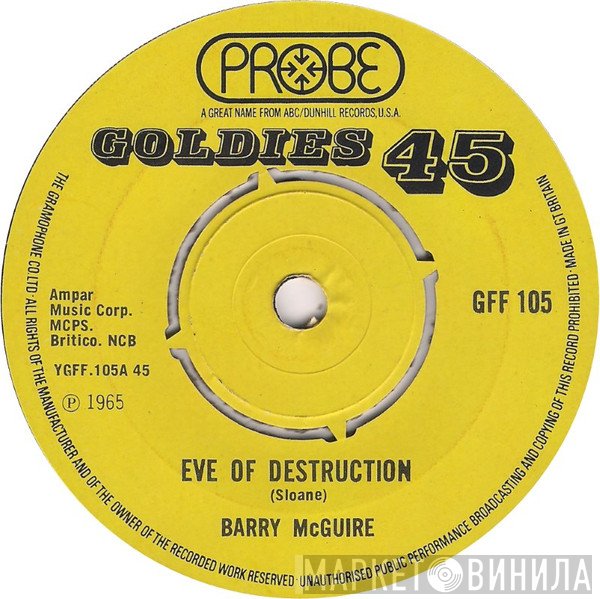 Barry McGuire - Eve Of Destruction / Masters Of War