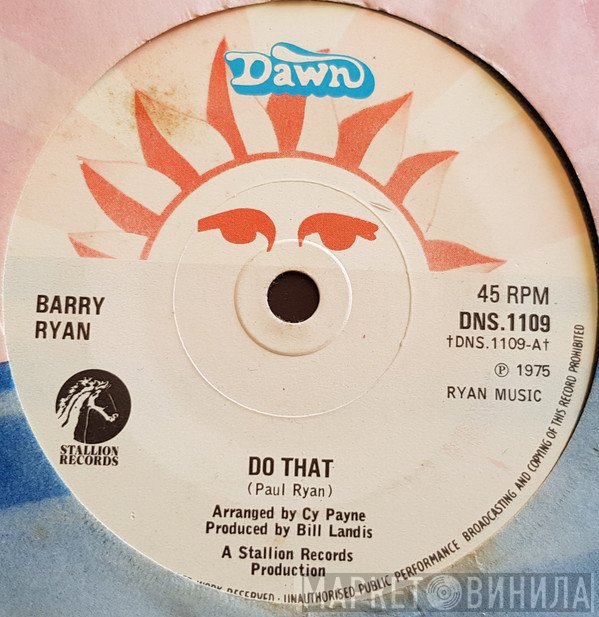 Barry Ryan - Do That / The Summers Over