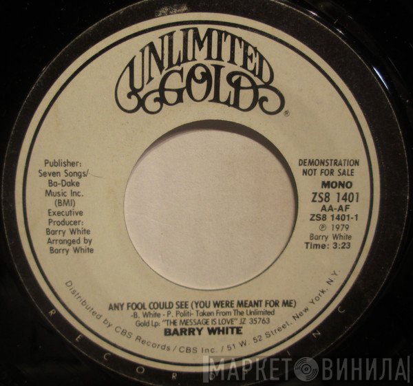 Barry White - Any Fool Could See (You Were Meant For Me)