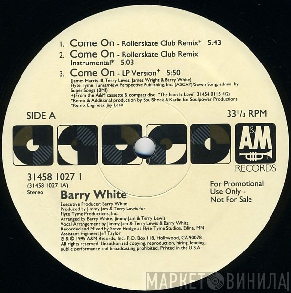 Barry White - Come On