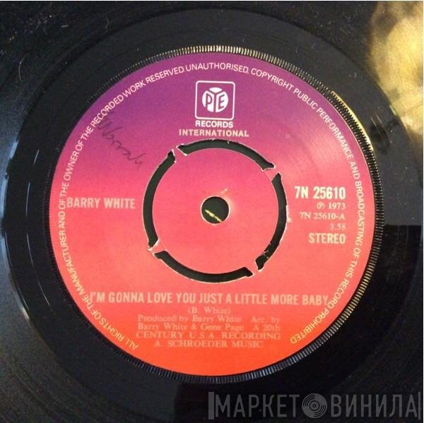 Barry White - I'm Gonna Love You Just A Little More Baby