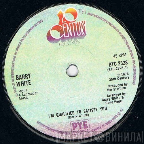 Barry White - I'm Qualified To Satisfy You