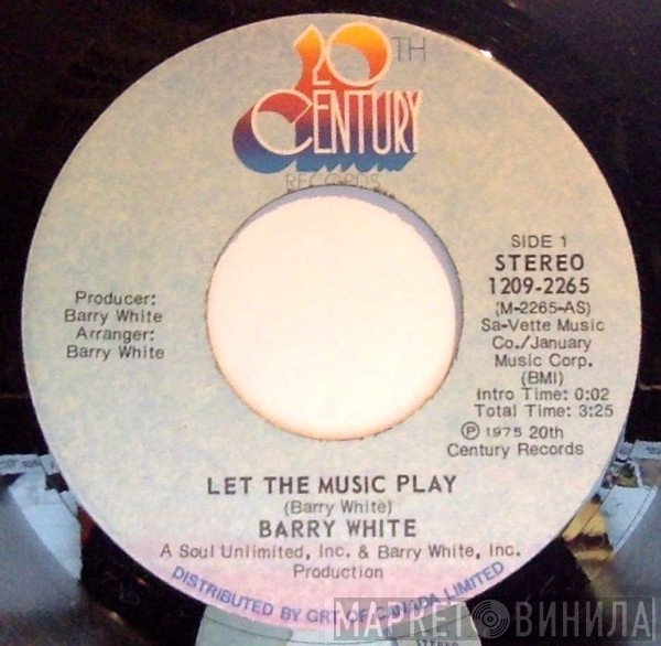 Barry White - Let The Music Play
