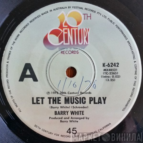 Barry White  - Let The Music Play