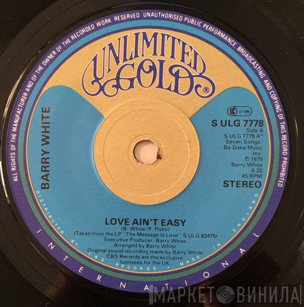 Barry White - Love Ain't Easy