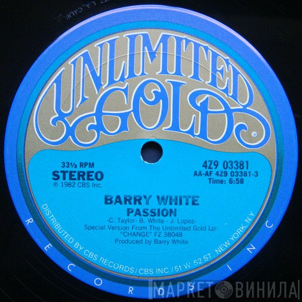 Barry White  - Passion