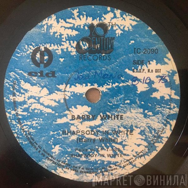 Barry White  - Rhapsody In White