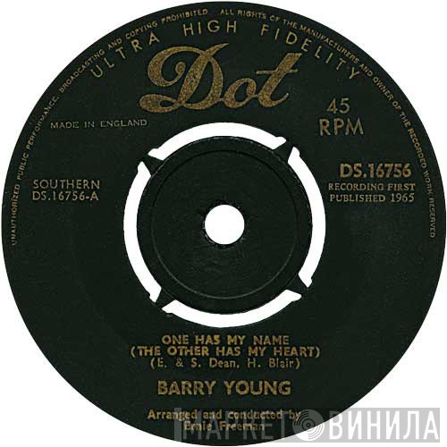 Barry Young - One Has My Name (The Other Has My Heart)