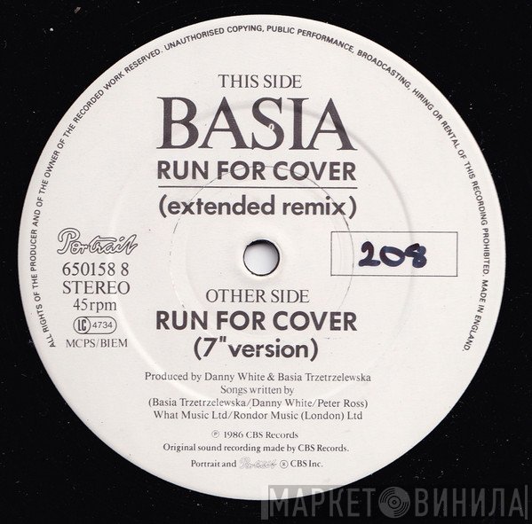 Basia  - Run For Cover