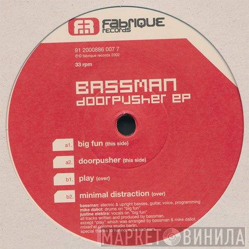 Bassman - Doorpusher EP