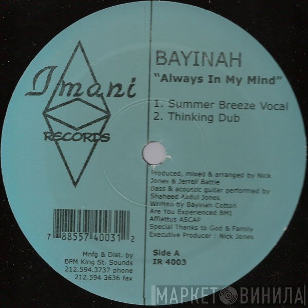 Bayinah - Always In My Mind