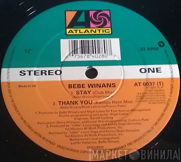 BeBe Winans  - Stay