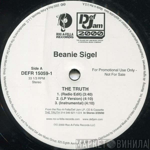 Beanie Sigel  - The Truth