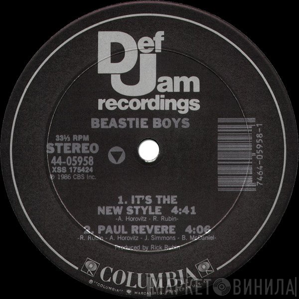 Beastie Boys - It's The New Style / Paul Revere
