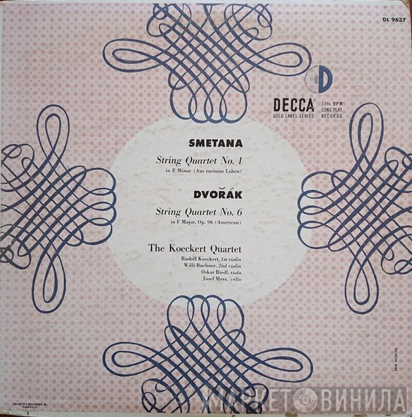 Bedřich Smetana, Antonín Dvořák, Koeckert-Quartett  - String Quartets