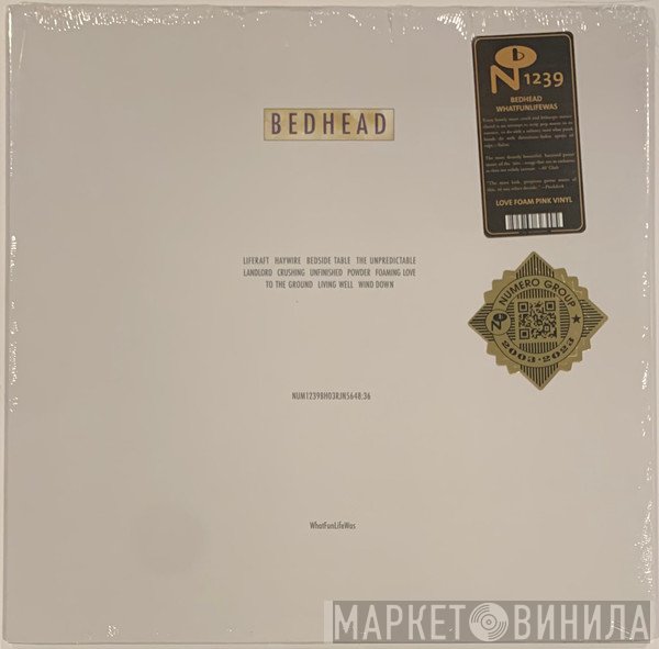 Bedhead  - WhatFunLifeWas