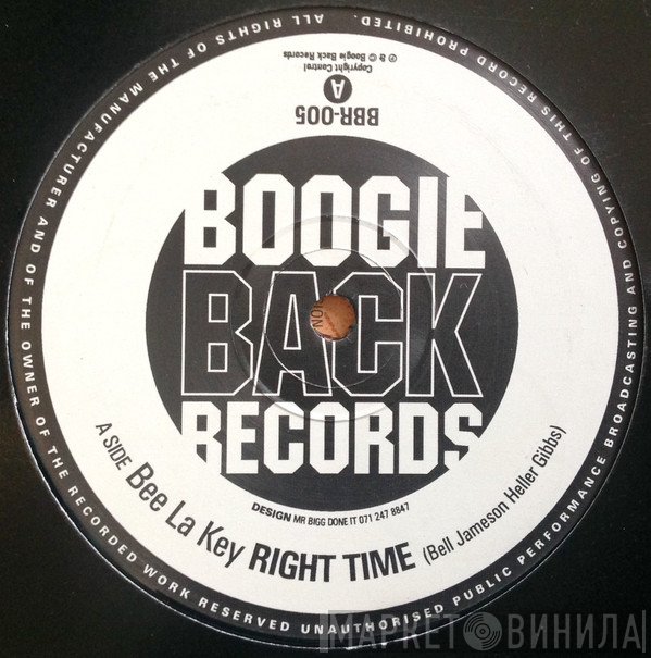 Bee La Key - Right Time