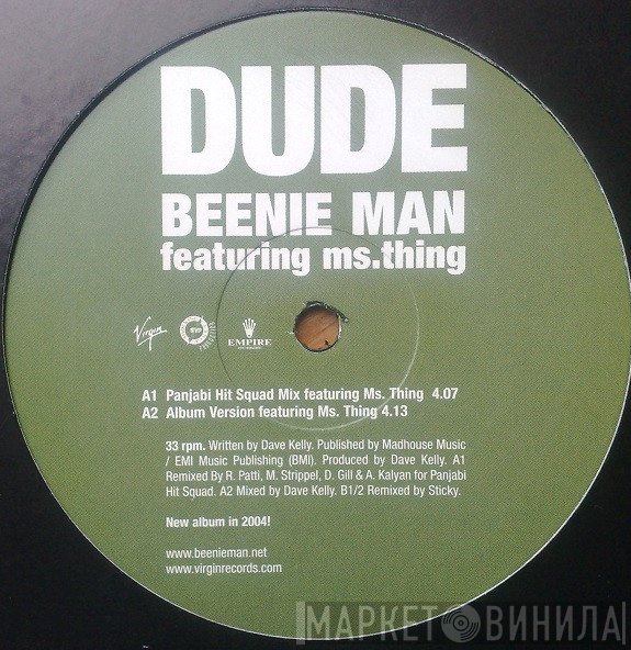 Beenie Man Featuring Ms. Thing  - Dude