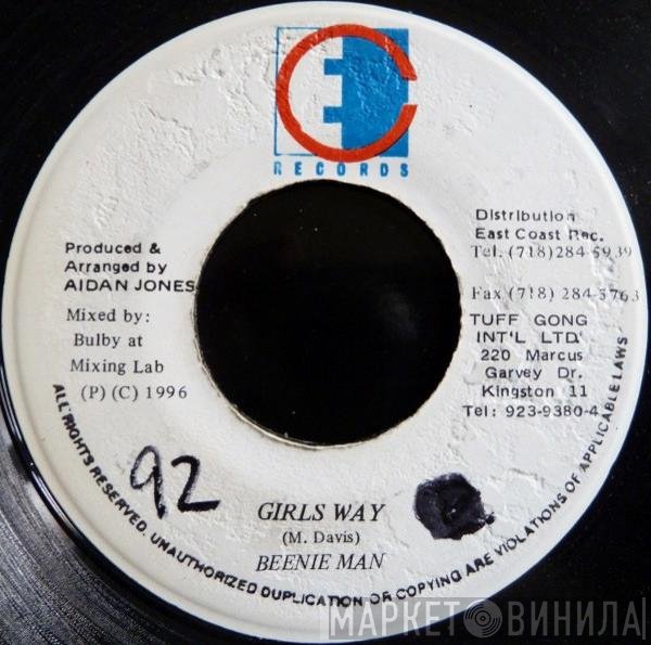 Beenie Man  - Girls Way