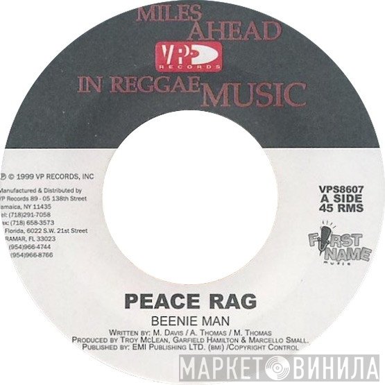 Beenie Man  - Peace Rag