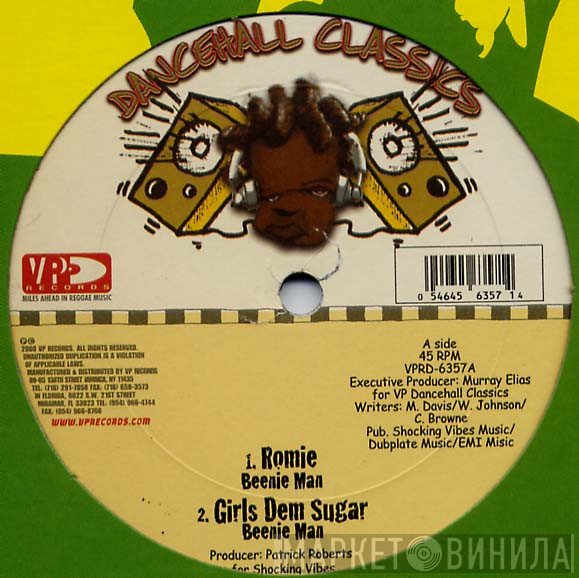 Beenie Man - Romie / Girls Dem Sugar