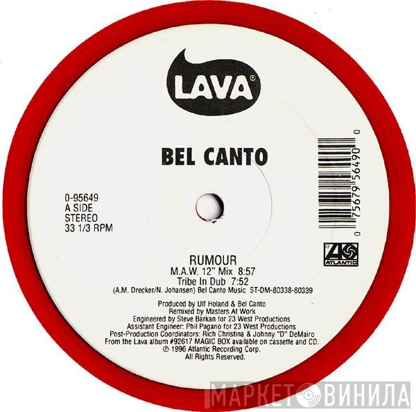 Bel Canto - Rumour (Remixes By Masters At Work)