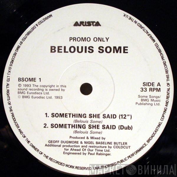 Belouis Some - Something She Said