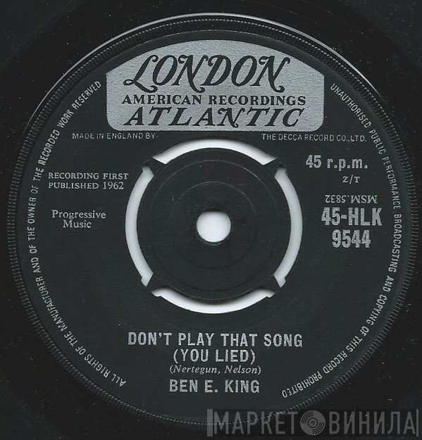 Ben E. King - Don't Play That Song (You Lied)