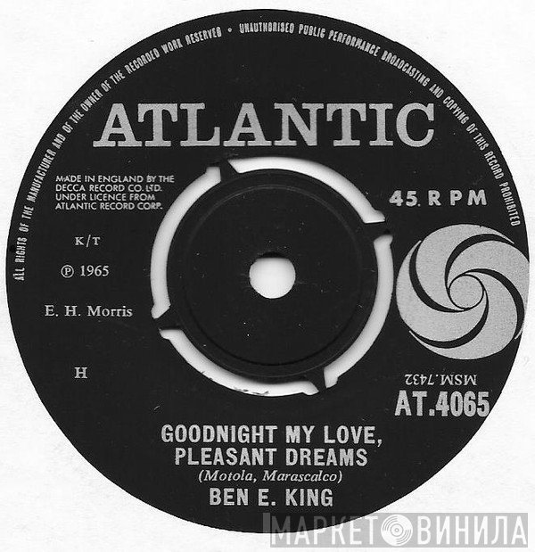 Ben E. King  - Goodnight My Love, Pleasant Dreams