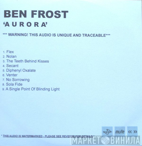 Ben Frost  - A U R O R A