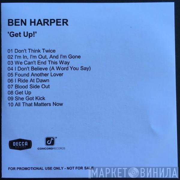 Ben Harper, Charlie Musselwhite  - Get Up!