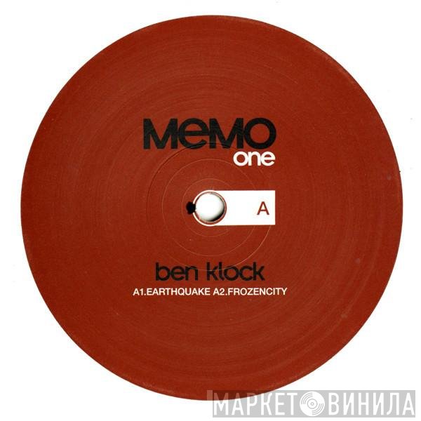 Ben Klock  - Earthquake
