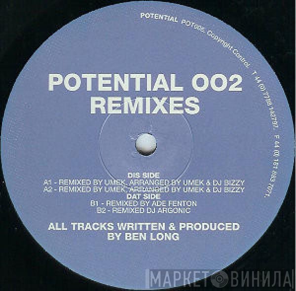 Ben Long - Potential 002 Remixes