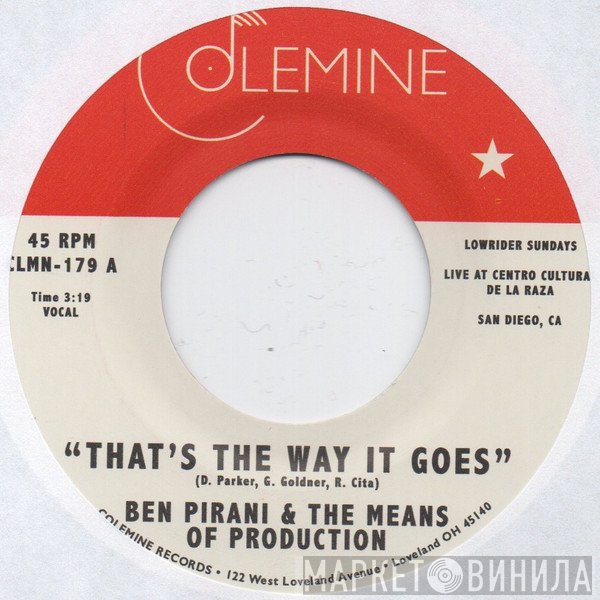 Ben Pirani, The Means of Production - That’s The Way It Goes / Dreamin’s For Free