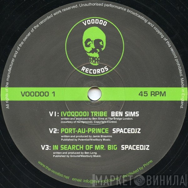 Ben Sims / Space DJz  - Voodoo 1